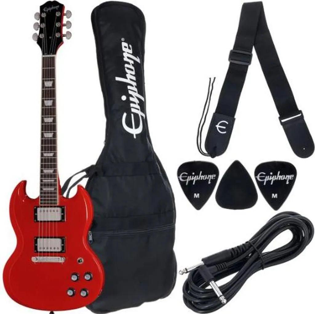 Epiphone Power Players SG Guitare pour petites mains et enfants débutants