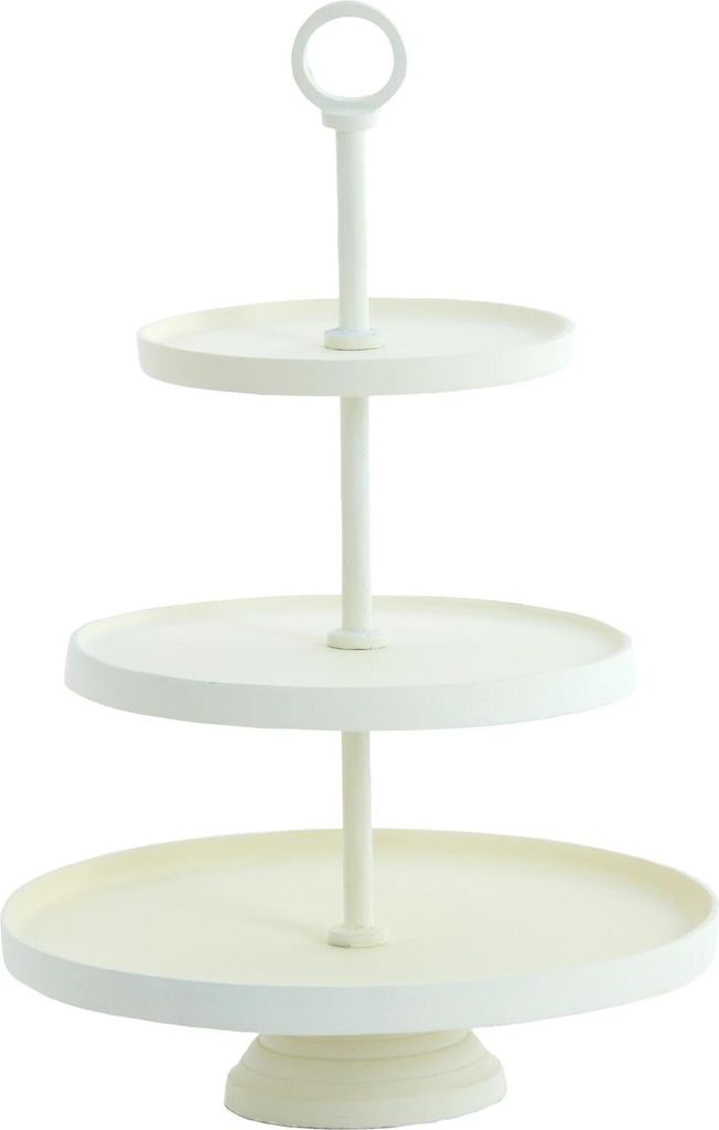 Light & Living - Etagere Marozu - Crème - 3 Schichten