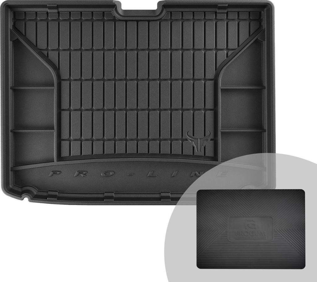 FROGUM ProLine 3D Gummimatte Exklusive Auto Kofferraummatte Kofferraumwanne für Renault Captur II ab 2019