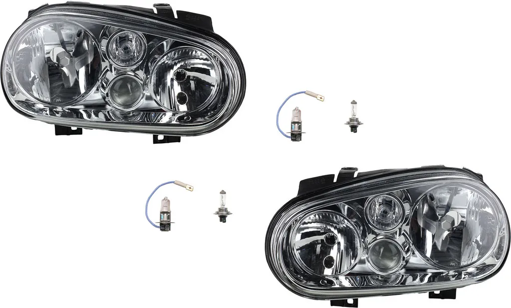 Kit Fari Anteriori VW Golf 4 Johns 1J1 + Lampadine Osram Laser H7