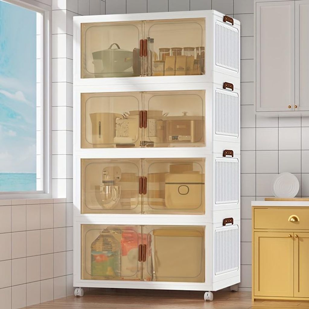 4 Schichten 55cm Breite zusammenklappbare Aufbewahrung Produktbild 