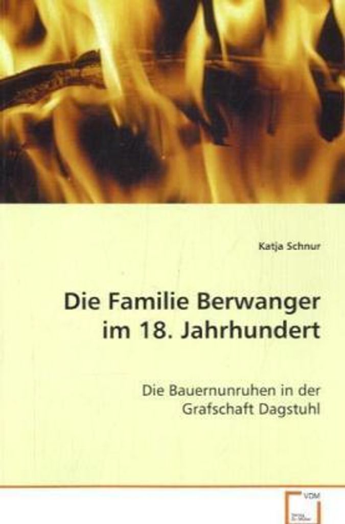 Schnur Katja: Die Familie Berwanger im 18. Jahrhundert