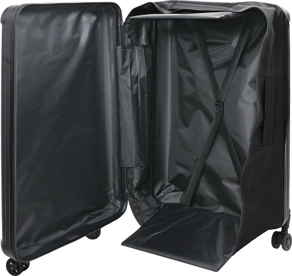 vidaXL Koffer mit Schloss Schwarz 50 x 30 x 76 cm ABS Kunststoff