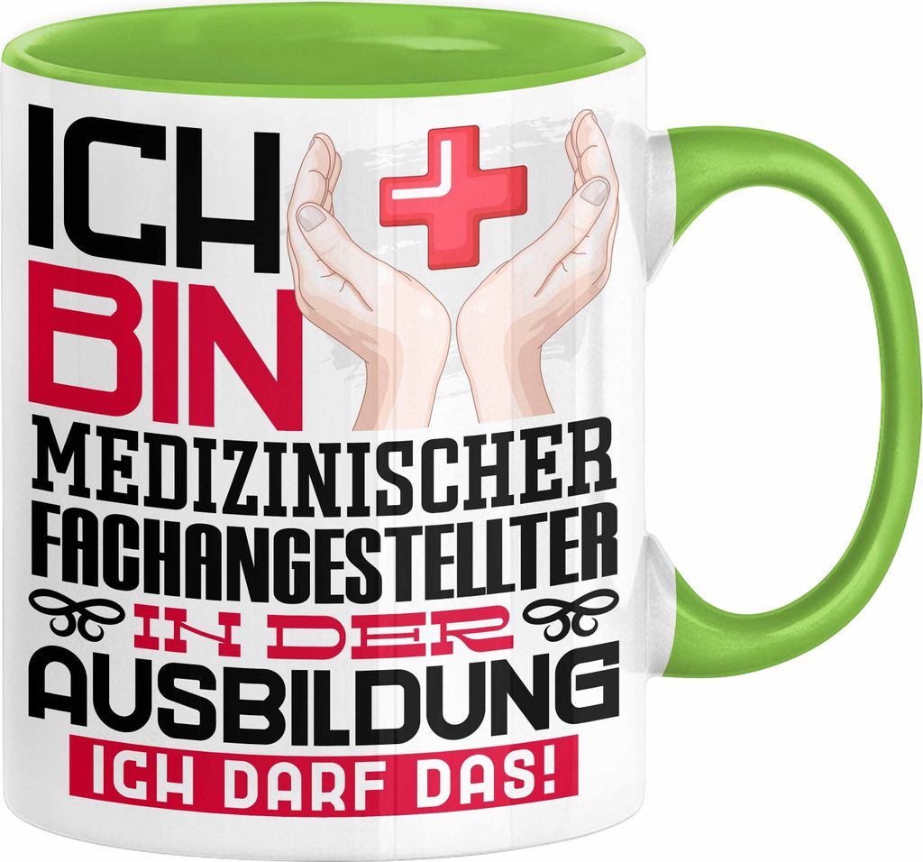 Medizinischer Fachangestellter Ausbildung Tasse Geschenk Ich Bin Medizinischer Fachangestellter In Der Ausbildung Ich Darf Das Geschenkidee Spruch ...