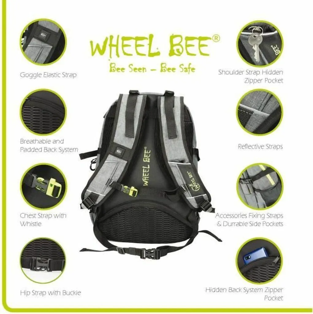 Sac à dos Schildkröt Gris ergonomique avec sangles réglables confort - 5