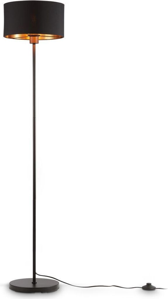 Stehlampe - Schalter, Stoffschirm, E27 Fassung, max. 40W, Produktbild 