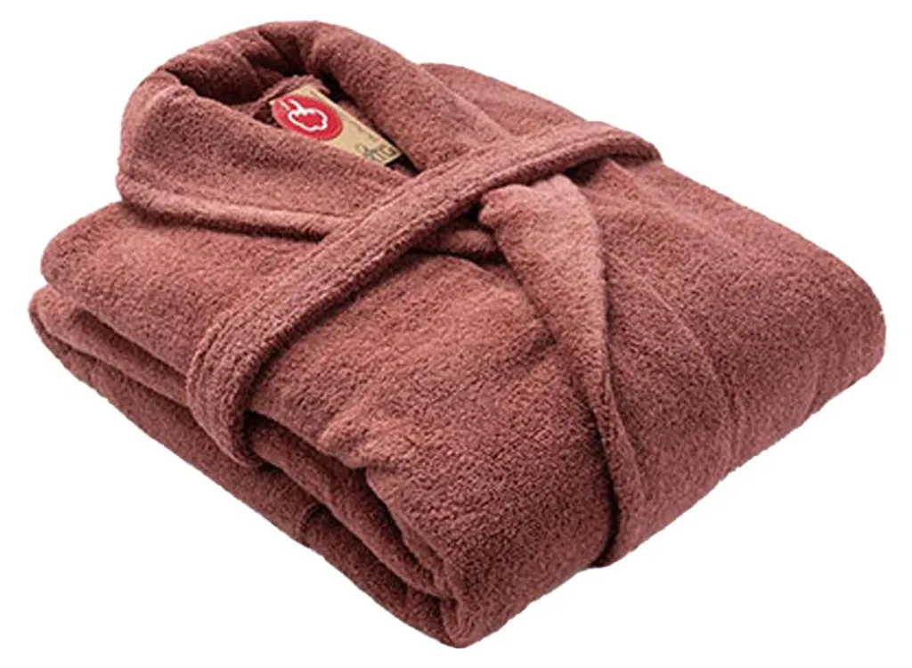 Peignoir Absorbant Anti-Froid Col Châle S-M - Fini les Frissons après Bain