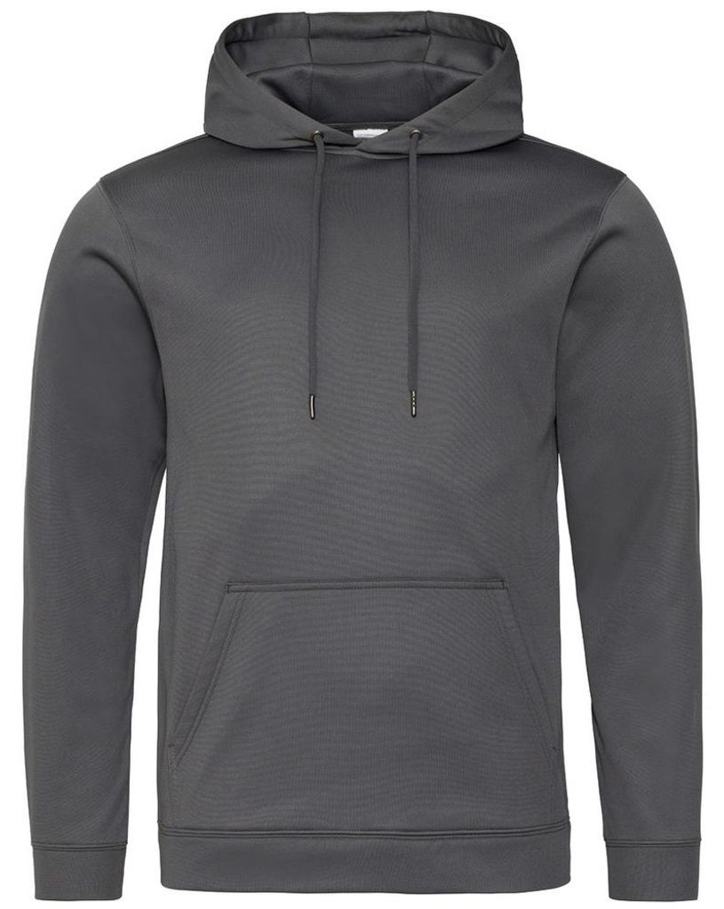 Awdis - "Sports" Kapuzenpullover für Herren/Damen Uni LT2146 (S) (Stahlgrau)