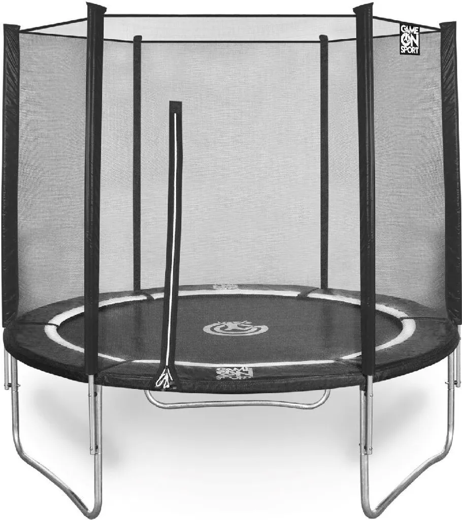 Trampoline de Loisirs Jumpline 305 Noir pour le Sport et le Jeu