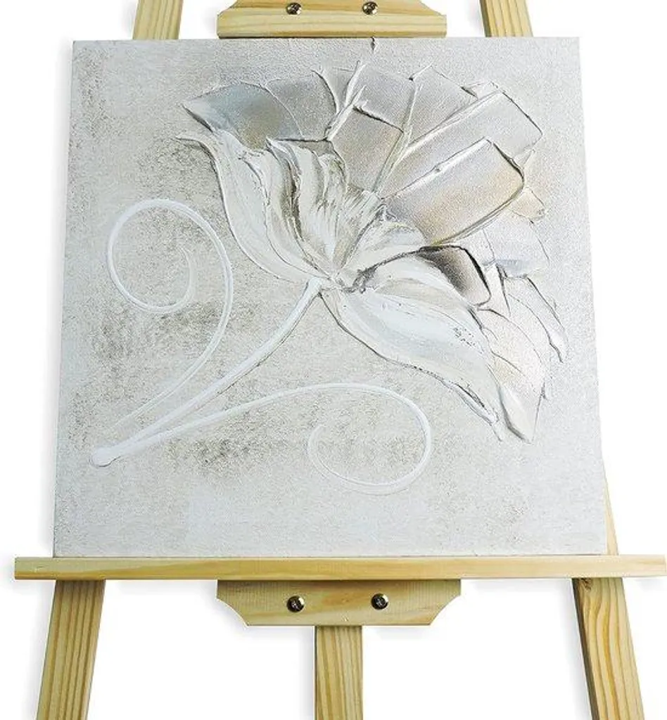 Chevalet réglable 145 cm en bois de pin naturel pour artistes - 1 pièce
