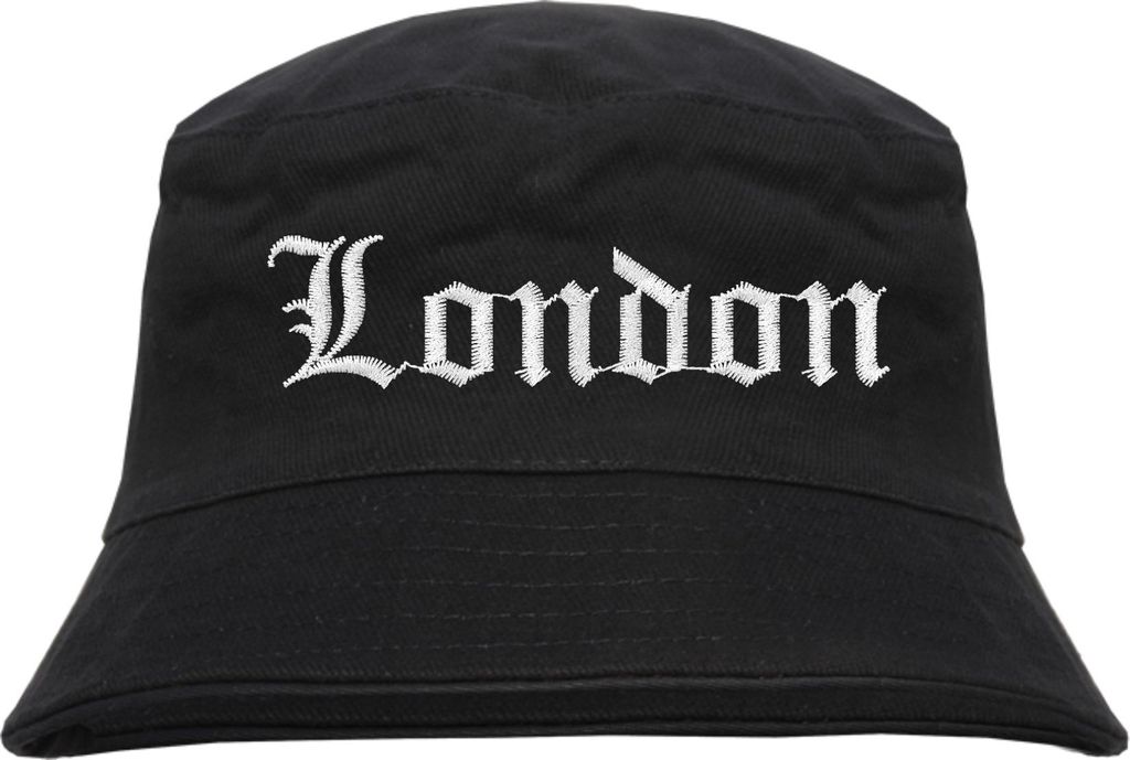 London Fischerhut - Altdeutsch - bestickt - Bucket Hat Produktbild 