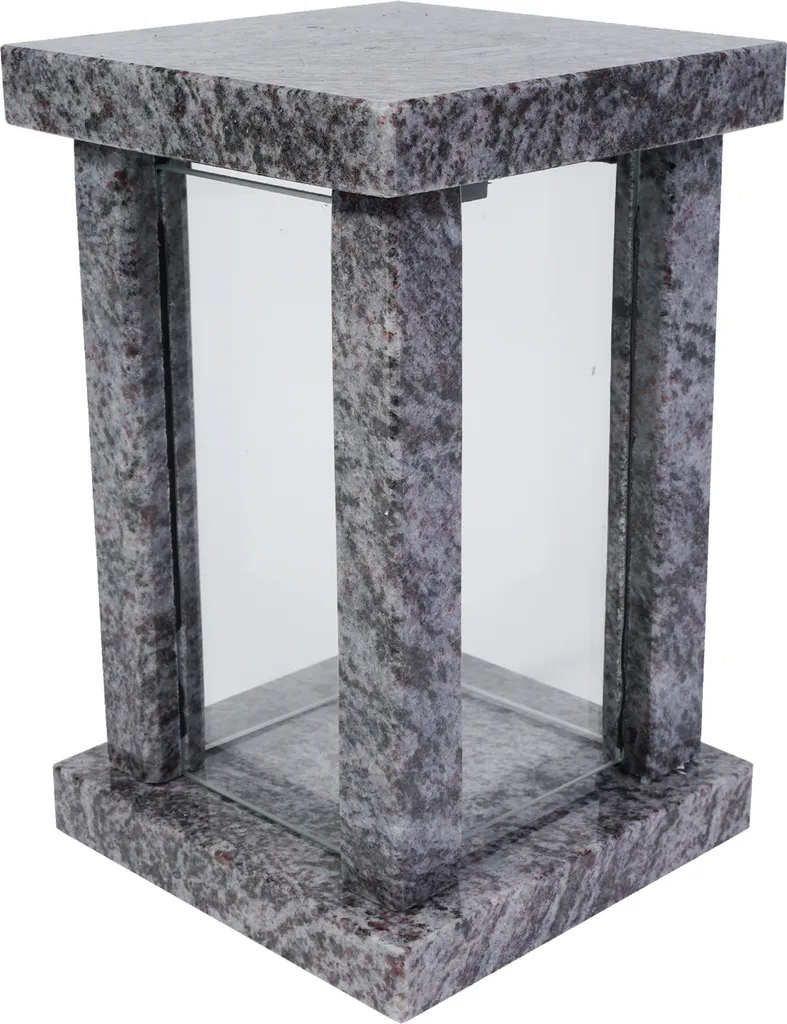Lampe Orion en Granit pour Fleurir une Tombe - Luminaire de Recueillement