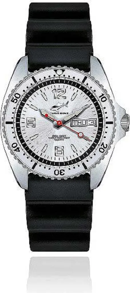 Montre de plongée étanche 200m Chris Benz One Medium - Lunette Graduée