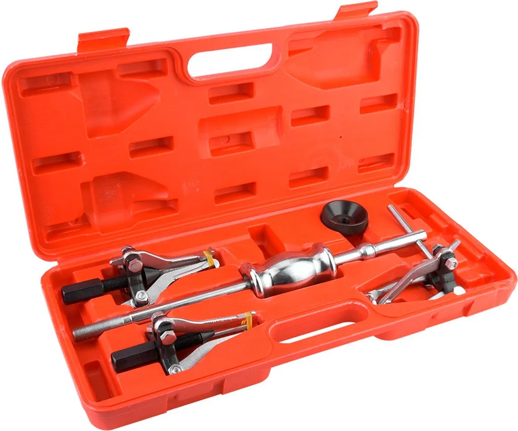 Arracheur de Roulement Professionnel avec Marteau Inox et Coffret Rouge