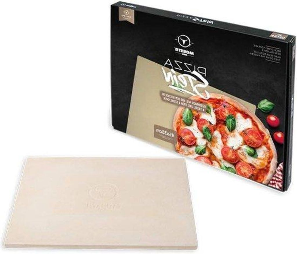 Quadratischer Pizzastein 45x35cm Cordierit Naturstein