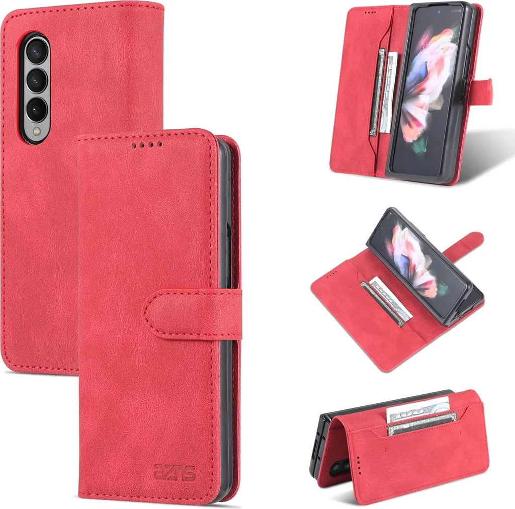 Samsung Galaxy Z Fold 4 5G Art Case Pelle Rossa | Look Nuovo & Cool