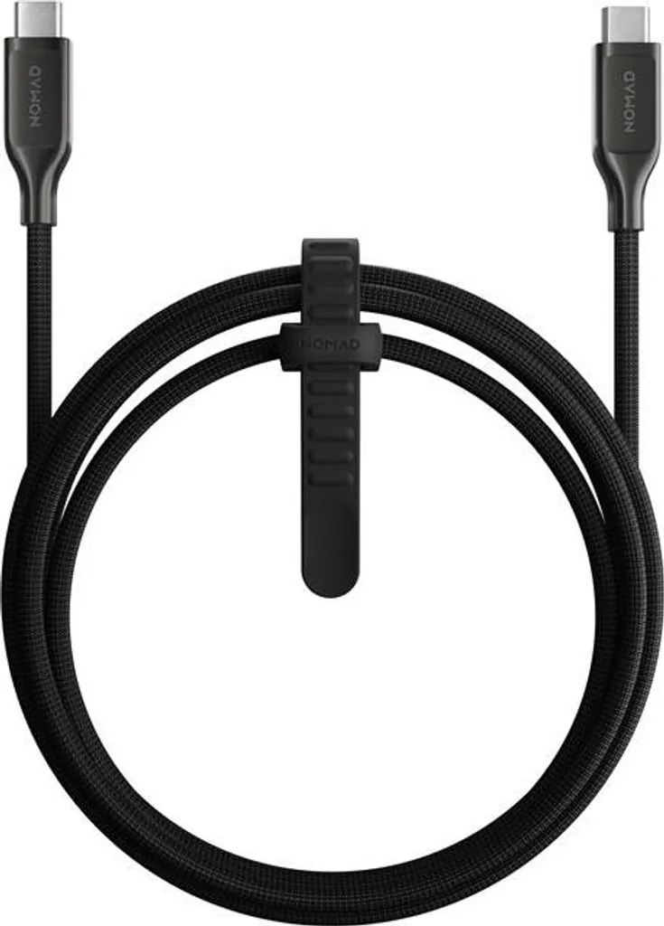 Câble Nomad Polyamide USB-C vers USB-C 1,5m Carbure - Recharge Rapide