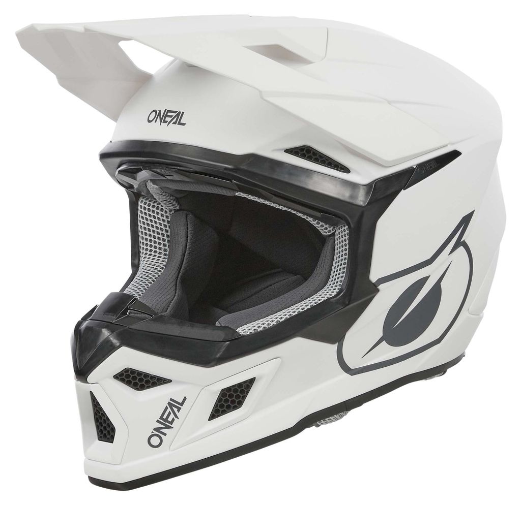 O'NEAL Motocross Helm 3SRS Solid , Weiß, L Produktbild 