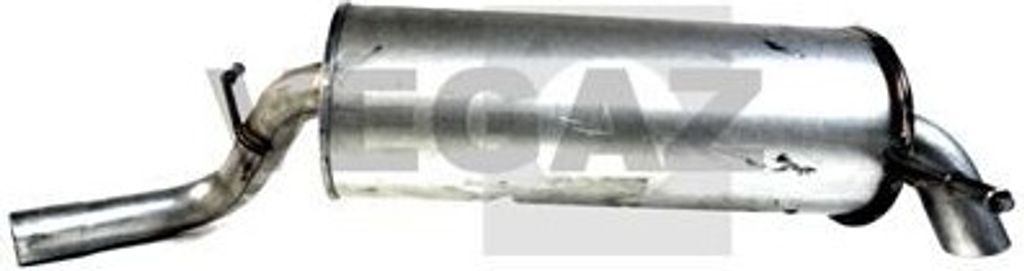 VEGAZ PGS-323 Endschalldämpfer passend für PEUGEOT 407 SW (6E) Auspuff