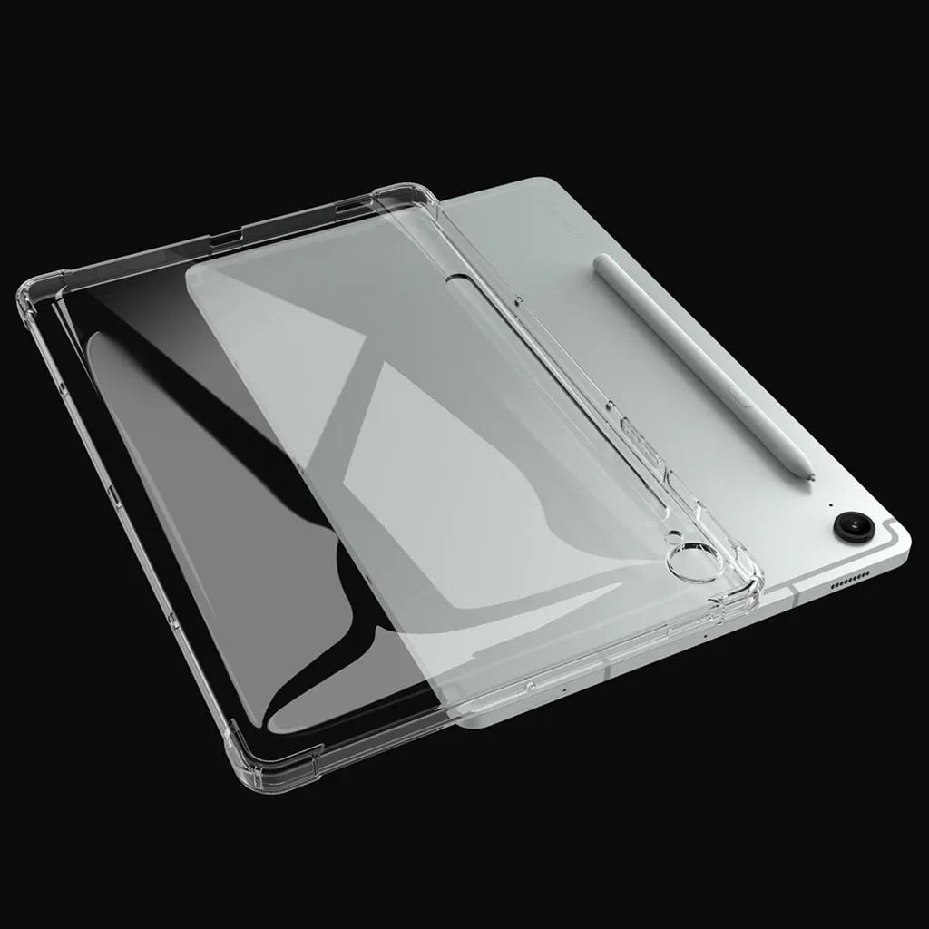 imoshion Custodia protettiva Samsung Galaxy Tab S9 FE, Samsung Galaxy Tab S10 FE Custodia Anti Shock Back Cover Custodia per telefono cellulare per Samsung Galaxy Tab S9 FE, Samsung Galaxy Tab S10 FE - Trasparente - 6