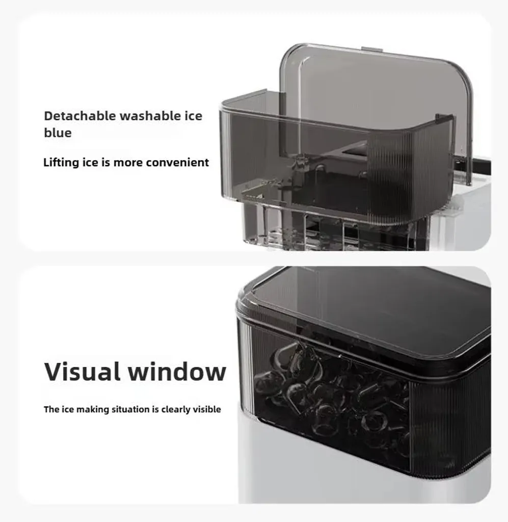 Machine à glaçons compacte 12kg/24h - Zimilo - Idéal pour la maison