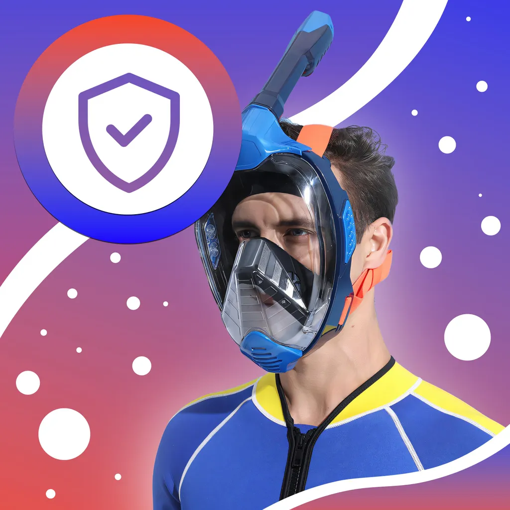 Masque de plonge intgral 180 - Anti-bue et camras de sport - Compatible avec les appareils photo de plonge - LUNETTES DE PLONGEE - Sport Masque de plonge intgral 180 - Anti-bue et camras de sport - Compatible avec les appareils photo de plonge - LUNETTES DE PLONGEE - Sport