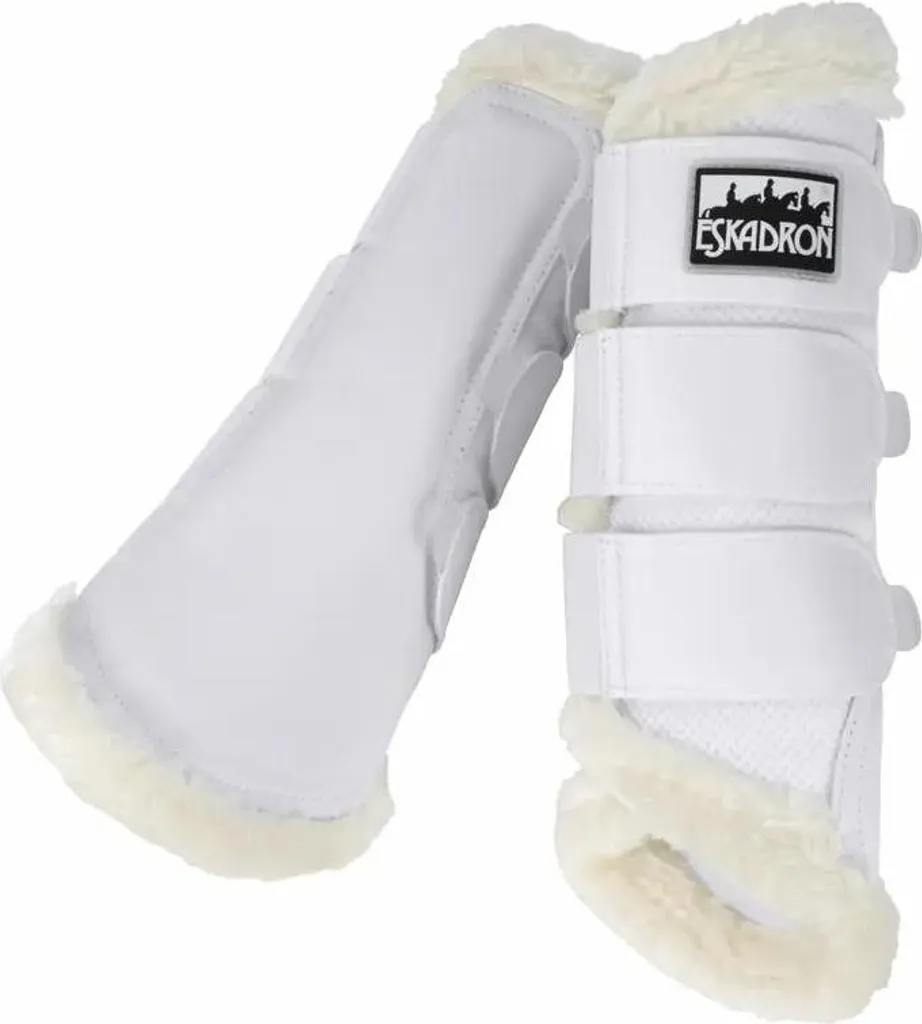 Guêtres de Saut d'Obstacles Eskadron Soft Mesh pour Cheval Sensible