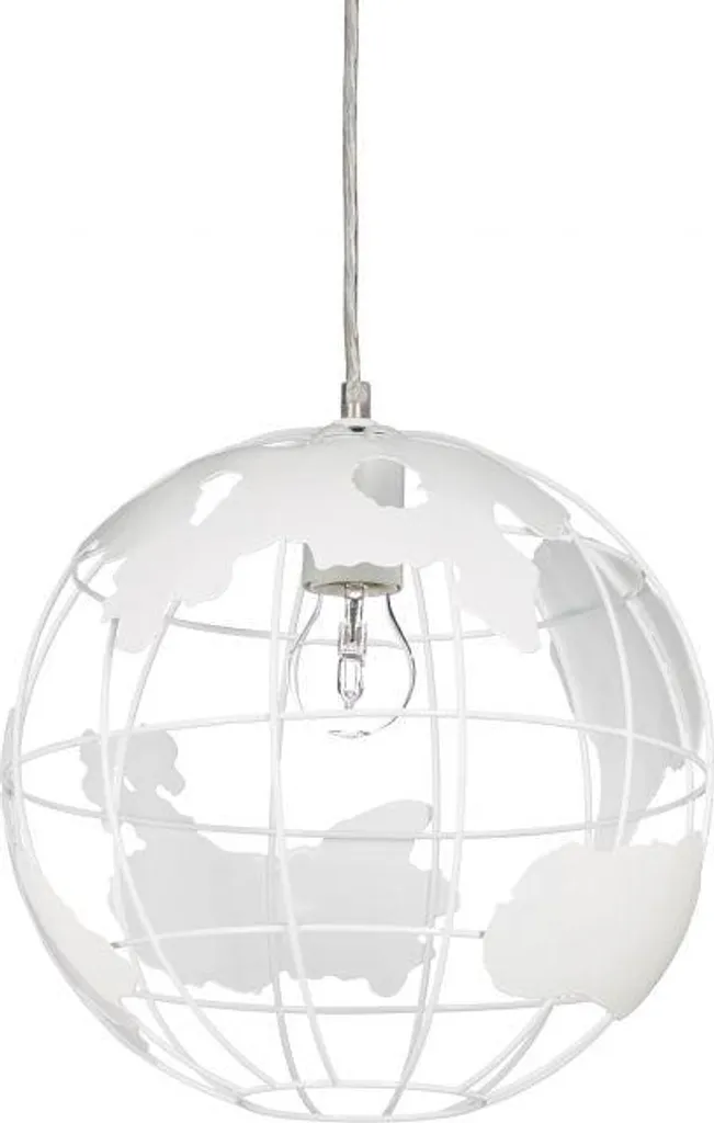 Lampada Sospensione Globo Vintage - Metallo e Vetro Fumè Industriale