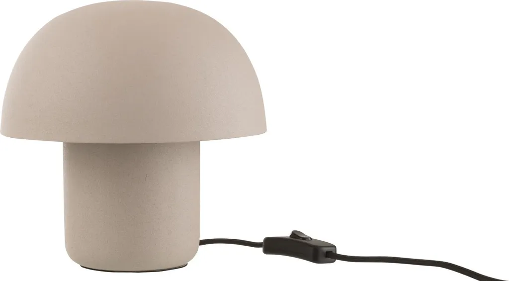 Petite Lampe J-Line Fer Coloris Greige au Design Moderne et Épuré