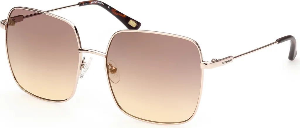 Lunettes de soleil Skechers en métal doré SE 6097 32G chic et légères