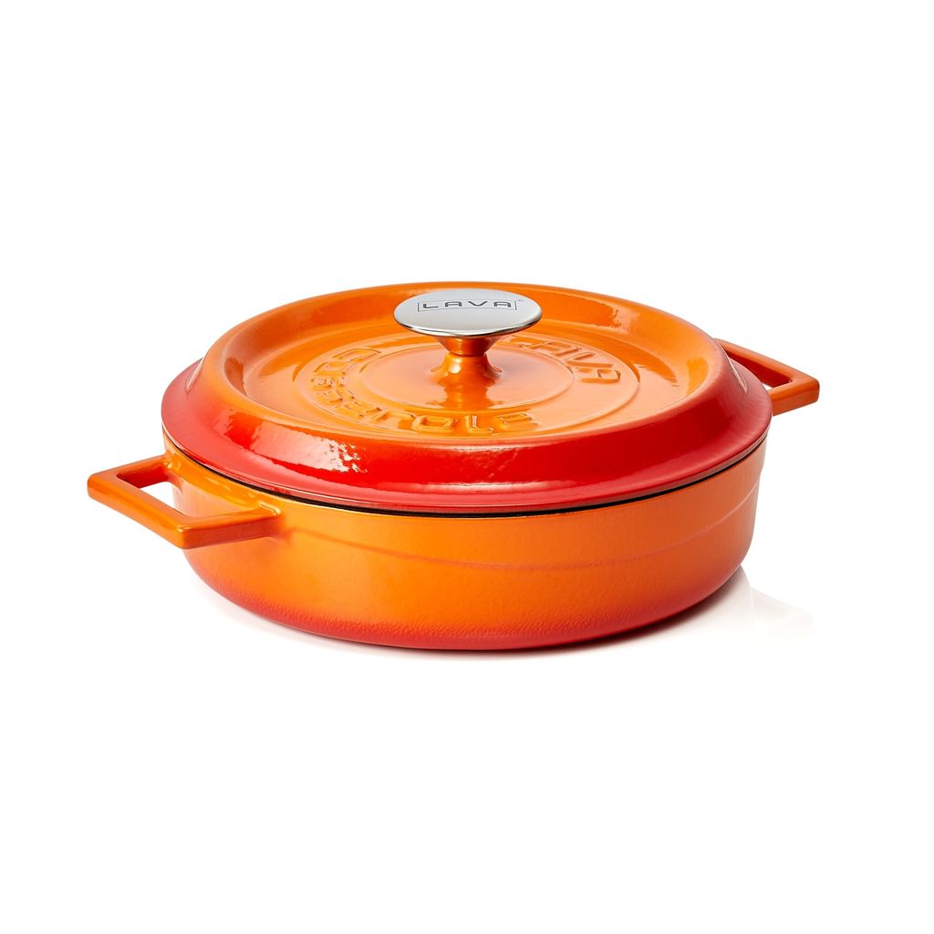 LAVA Emaillierter Gusseisentopf mit Deckel, Ø 24 cm, 2,47 Produktbild 
