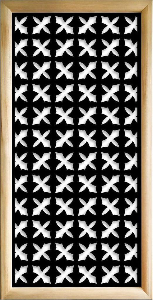 CRUSADES - Moduli Decorativi in holz e PVC 73x148 cm schwarz