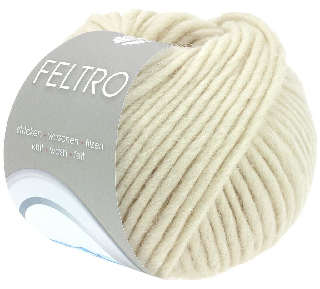 Lana Grossa - Feltro 0121 weiß Produktbild 