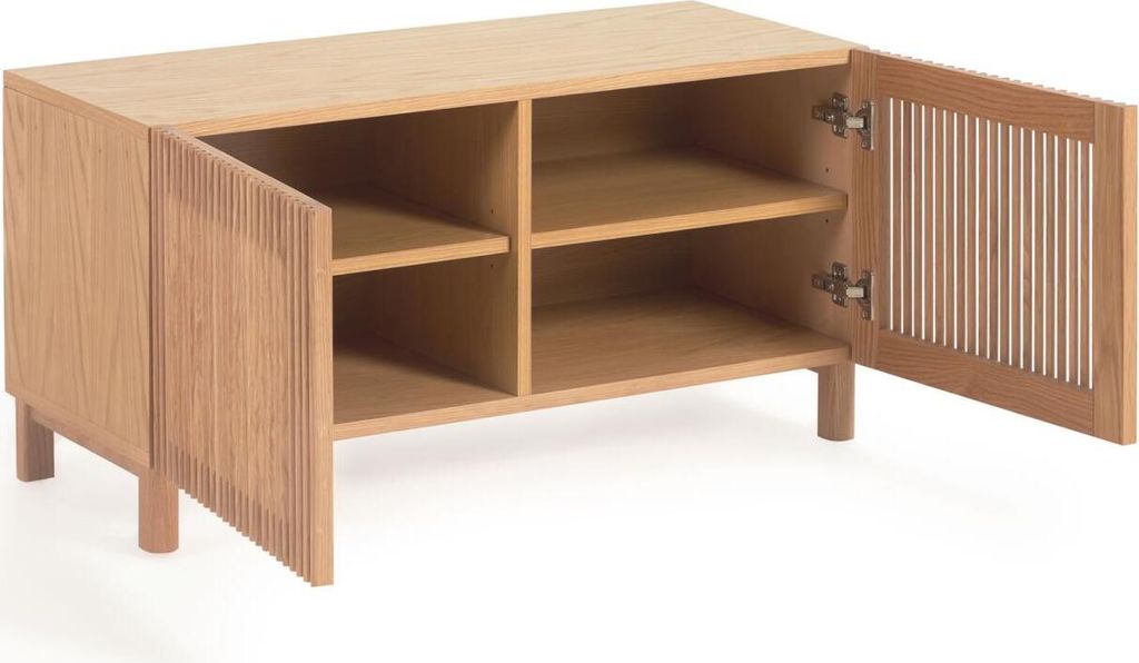 Schuhschrank Beyla 98,5 x 42,5 x 49,5 cm Eiche Schrank Garderobe Eingangsbereich