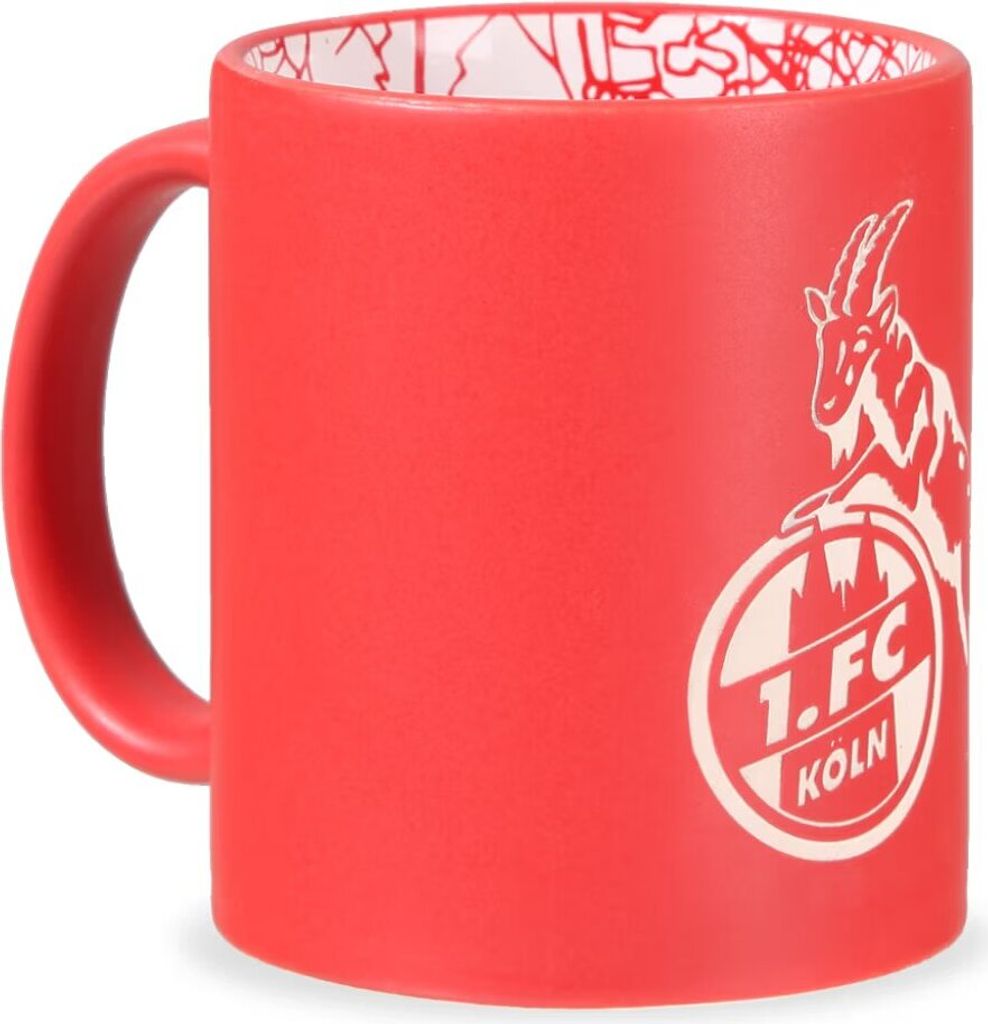 1. Tazza FC Köln "Embossing" rosso Immagine del prodotto 