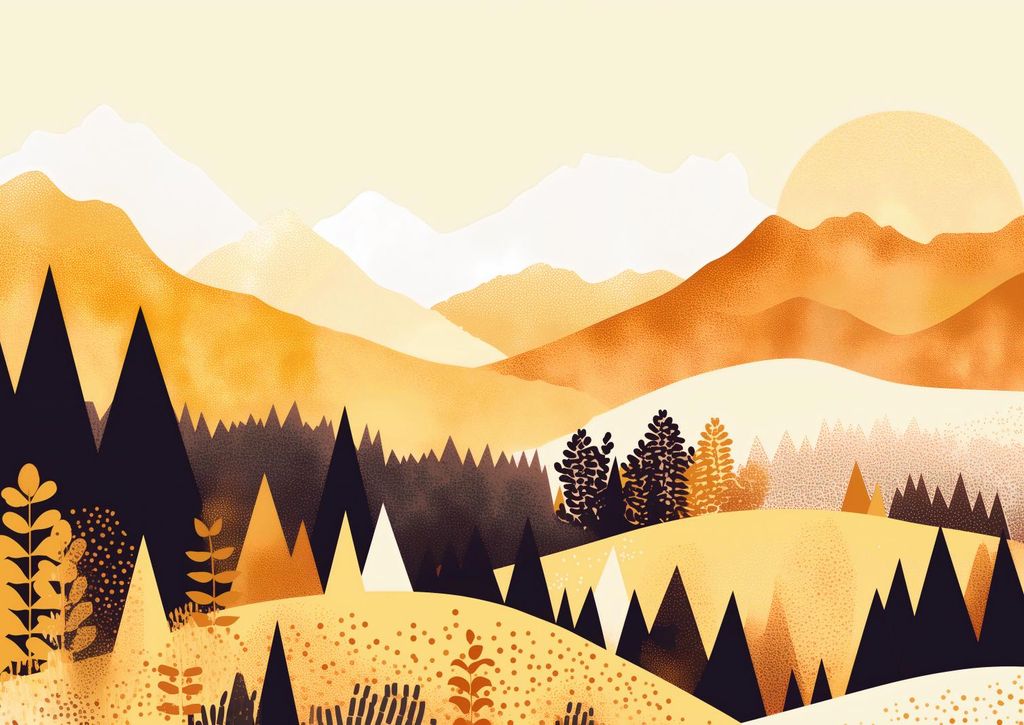Plakat 59,4x42cm Goldener Westen im Aufblühen