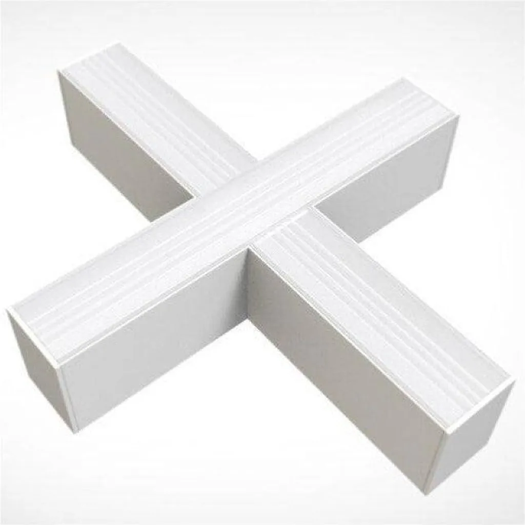 Connecteur en X Blanc 15W pour Luminaire Suspendu Interconnectable