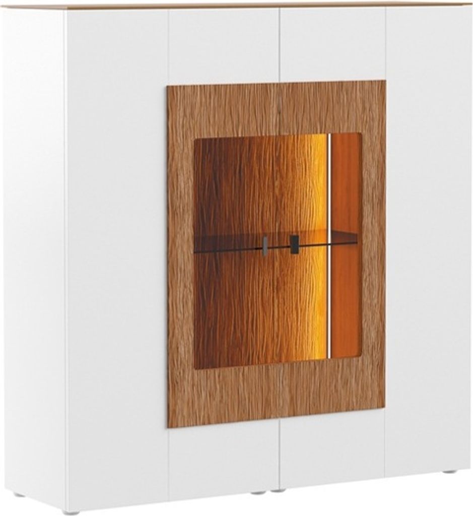 Vitrine Glas Schrank Wohnzimmer Schaufenster 1trg. Vitrinen Hochschrank Anrichte