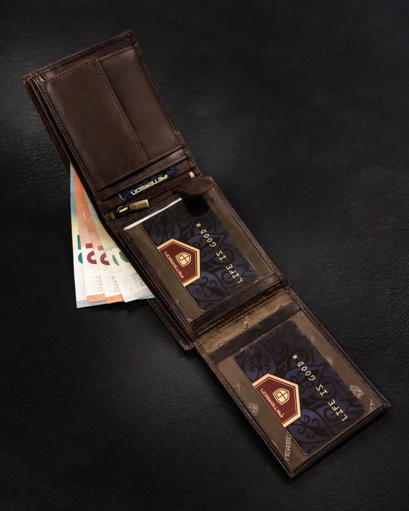 Peterson Greg 50241: Portafoglio in Pelle Premium con Scatola Regalo - 8