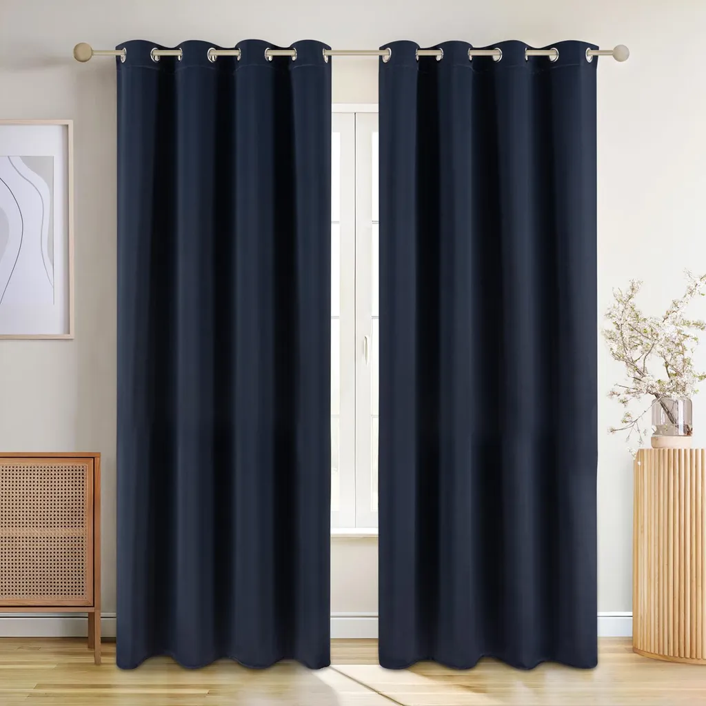 Risparmia sulla Bolletta con le Tende Termiche Blumtal Blu - Set x2