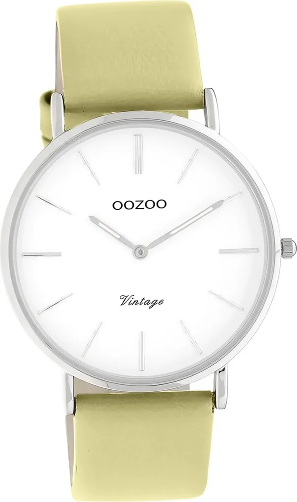 Oozoo Orologio Vintage D2UOC20301 Donna Pelle Sabbia Giallo Verde