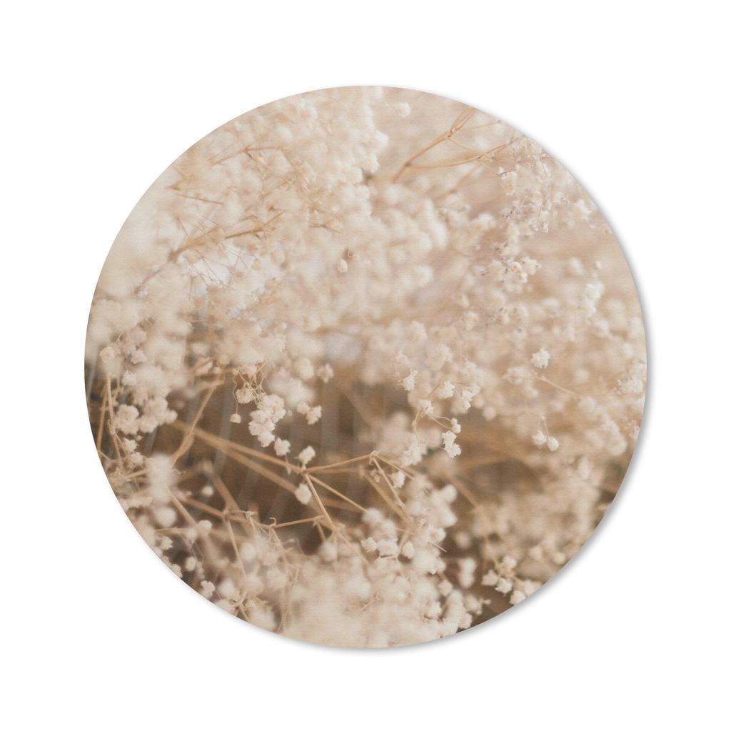 MuchoWow Mauspad Mousepad Pampasgras - Pflanze - Natur 40x40 cm - Mousepads - Maus Mat - Pad - Mausunterlage - Schreibtisch Accessoires