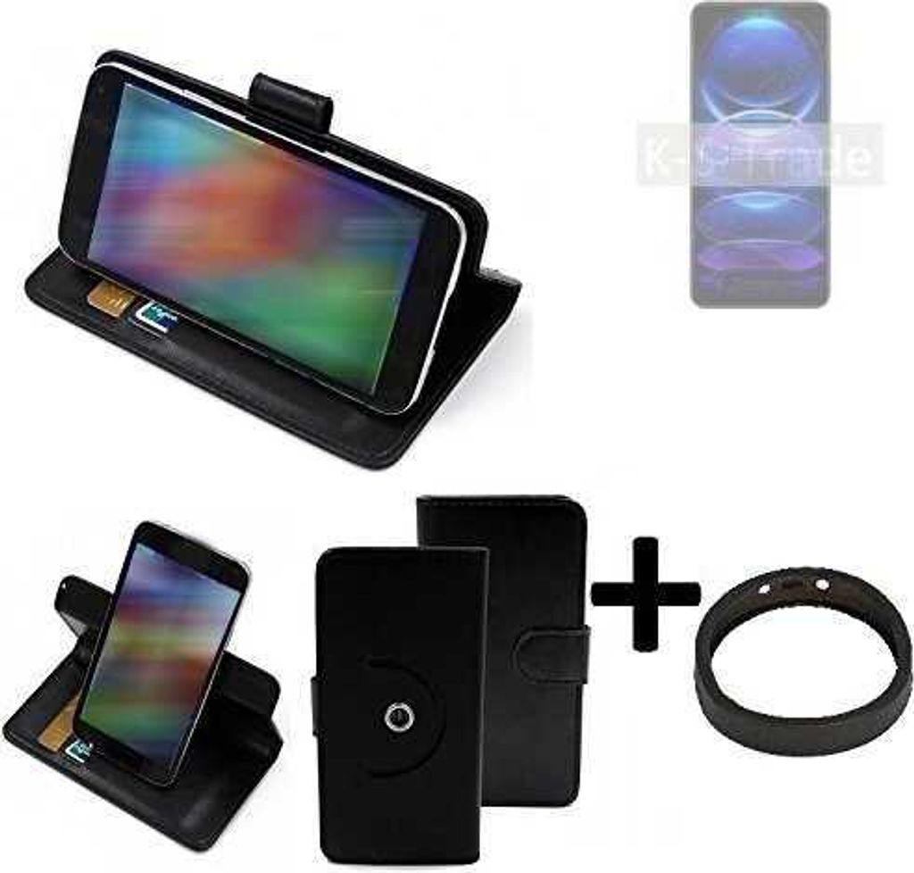 K-S-Trade Case Schutz Hülle kompatibel mit Xiaomi Redmi Note 12 Explorer + Bumper Handy Hülle Flipcase Smartphone Cover Handy Schutz Tasche