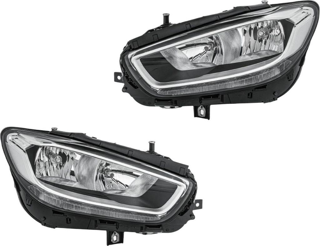 Hauptscheinwerfer-Set 12 V H7 mit Hybridtechnologie HELLA für u.a. MB CITAN