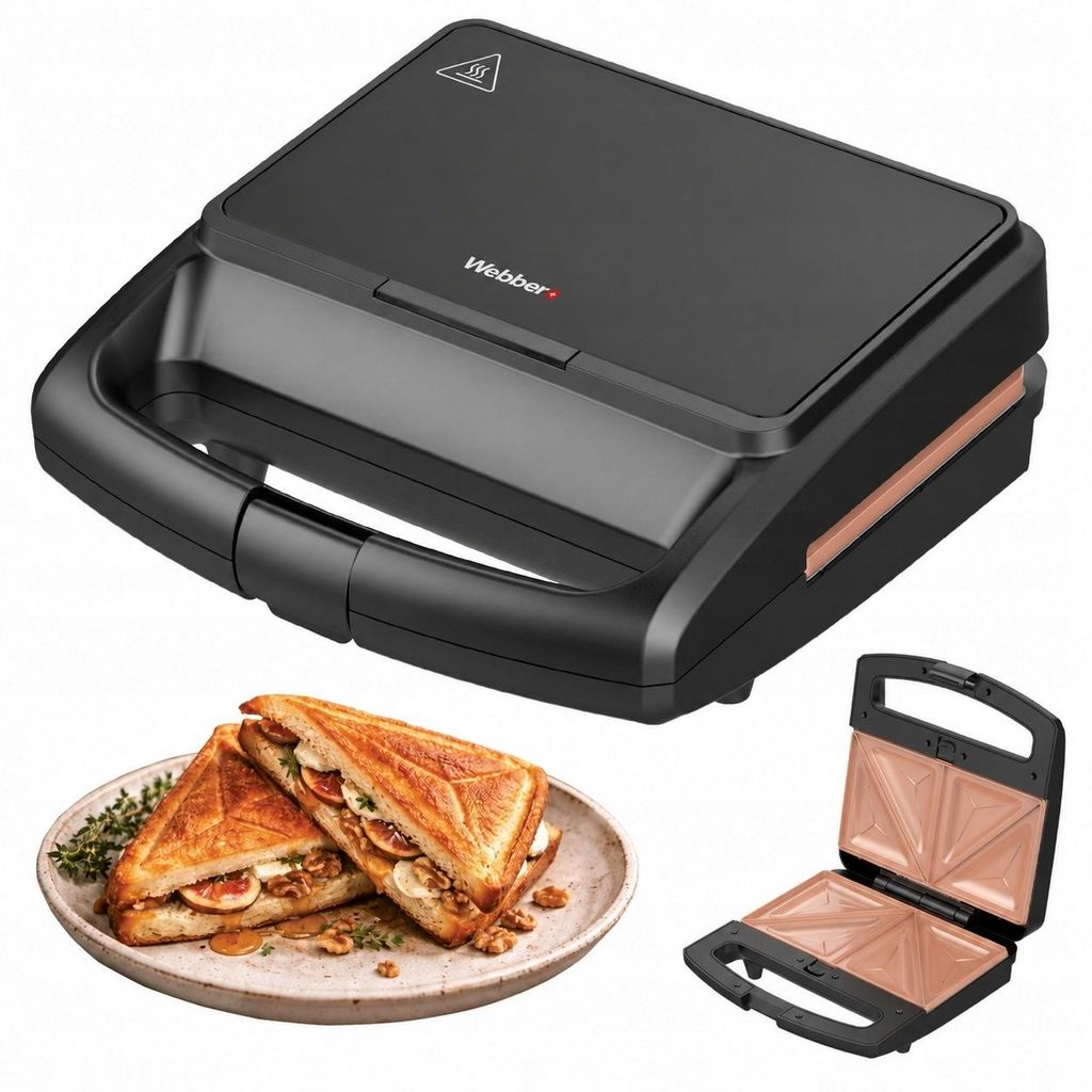 Webber AURUM SR2-G, tostapane a sandwich con capacità per 4 Immagine del prodotto 