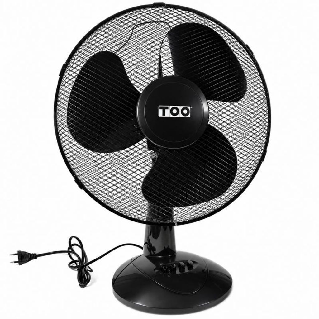 Wentylator biurkowy TOO FAND-40-201-B, 40 cm, 3 prędkości, Zdjęcie produktu 