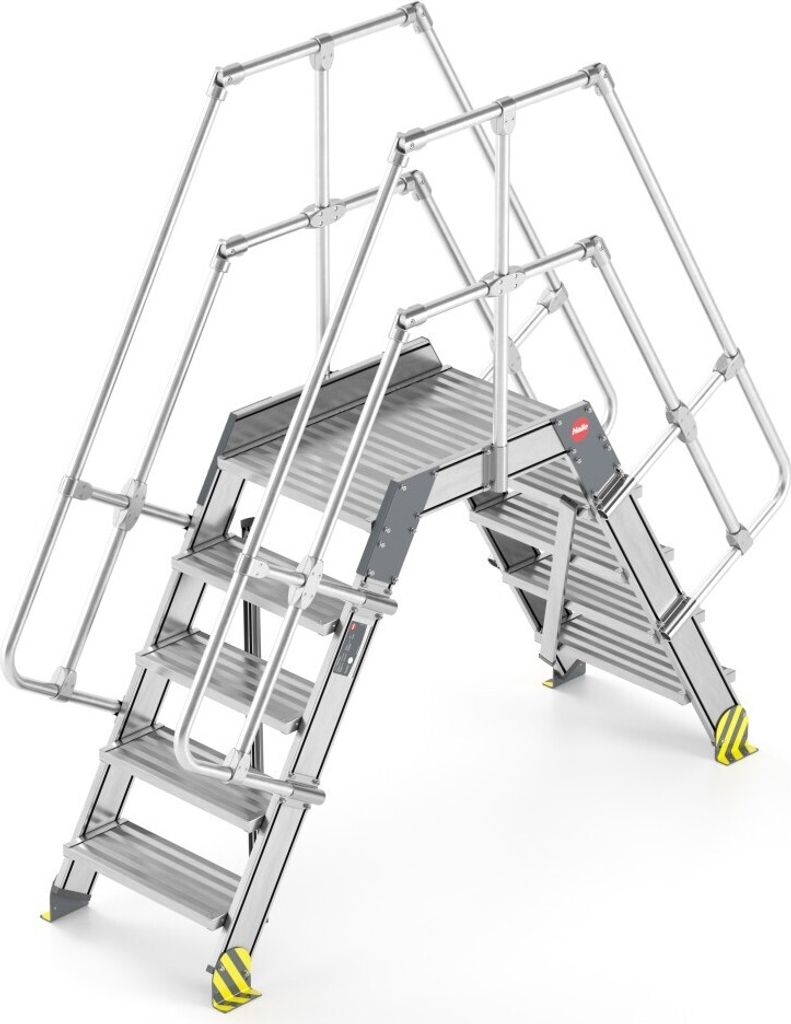 Hailo Überstieg stationär Neigung 60° Stufenbreite 800mm 5 Stufen