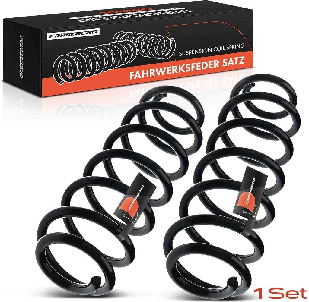 Paire de Ressorts Hélicoïdaux Arrière pour Audi A3 8L1 Châssis Standard