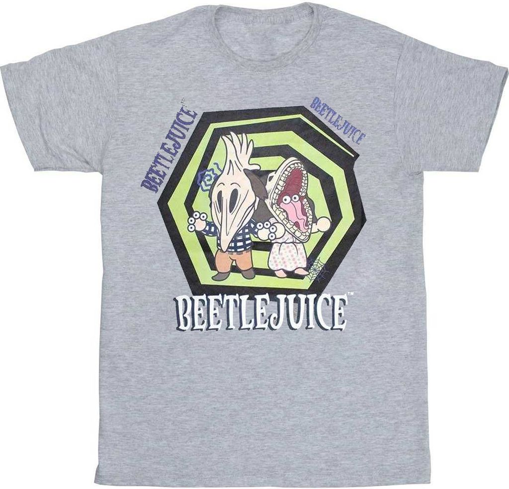 Beetlejuice - T-Shirt für Herren/Damen Uni RO11461 (S) (Grau)