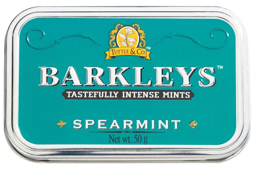 Barkleys Spearmint au goût de menthe poivrée dans une boîte Image du produit 